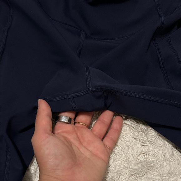 Athleta Ultimate Stash 7/8 Tight Navy Blue - Picture 3 of 3